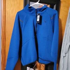 Under Armour Blue Half-Zip Sweatshirt